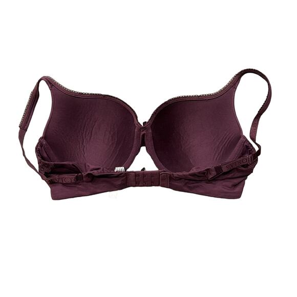 Victoria's Secret Body By Victoria Perfect Shape Bra Wine Size 36D - Picture 4 of 9